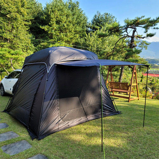 ポータブル屋外210DオックスフォードテントSUV PU2000mm自動