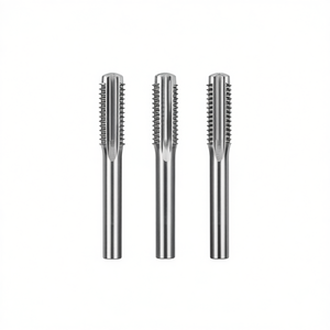 Set di 3 maschi da filettatura manuali per sgrossatura, intermedia e finitura, in acciaio al cromo - Product Image 2