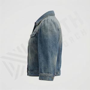 Top Quality Comfortable Women Denim Jacket Selling Quick Dry Jeans Fashion Trendy Casual Outerwear <b>Coat</b> Apparel Customized Color - Product Image 3