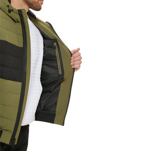 Veste matelassée respirante pour homme en matériau de haute qualité/meilleure vente de veste matelassée de couleur unie pour homme - Product Image 4