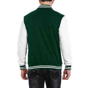 Chaqueta Varsity de alta calidad para hombre, con diseño de patchwork, transpirable, duradera, ligera, servicio OEM, antiencogimiento, para invierno. - Product Image 4