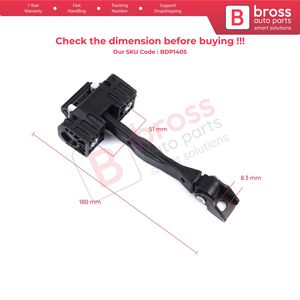 BDP1405 Butée de porte avant avec limiteur de serrage pour X5 X6 F15 F85 F16 F86 2013-2018 51217290595 Pièces automobiles Bross Fabriqué en Turquie - Product Image 6