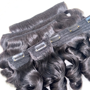 คลิปหนีบผมสีธรรมชาติจาก100% ผมมนุษย์เวียดนามผมแท้แบบไม่ผสม - Product Image 6