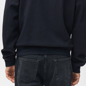 Sweatshirts d'hiver personnalisés pour hommes 100% coton respirant à séchage rapide Broderie Marque personnalisée Vêtements décontractés d'extérieur Prix bas 2026 - Product Image 6