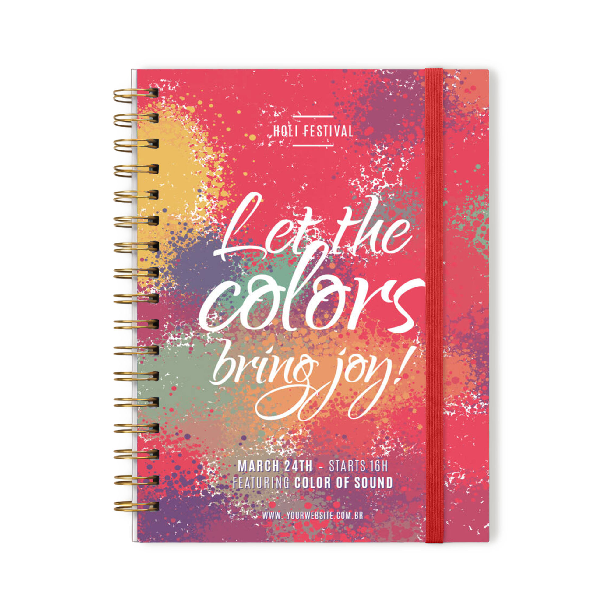 Éclaboussures d'encre colorée