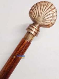 Bâton de marche en bois Designer de style vintage Bâton de marche nautique Designer Camping personnalisé Randonnée Bâton de marche en bois - Product Image 6