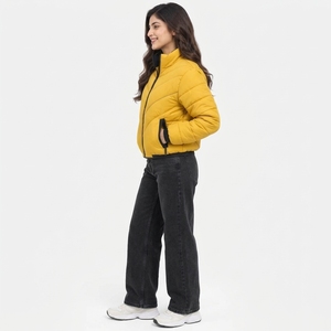 Custom Winter Clothing <b>Women</b> <b>Puffer</b> <b>Jacket</b> Featuring <b>Lightweight</b> Padding Breathable Construction <b>Women</b> <b>Puffer</b> <b>Jacket</b> - Product Image 4