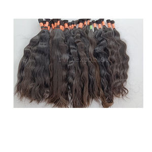 Vendedores al por mayor sin procesar Cutícula virgen India alineada Chennai Paquetes de tejido de cabello humano a granel - Product Image 1