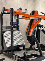 Machine à Squat Pendulaire pour Entraînement des Fessiers, des Quadricipitres et des Ischio-jambiers – Équipement de Gymnastique LD-2006