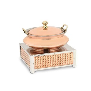 หม้ออุ่นอาหารสแตนเลสขนาด 8 ลิตร ฝาแก้ว ใช้แก๊ส พร้อมฟังก์ชั่นนึ่ง อุปกรณ์จัดเลี้ยง ปรับขนาดได้ - Product Image 3