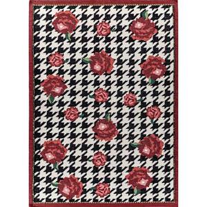 พรมขนสัตว์ทอลายเรียบ Alhambra Ivory ขนาด 9x12 ฟุต รูปทรงสี่เหลี่ยมผืนผ้า ลายดอกไม้ สำหรับตกแต่งบ้าน ห้องนั่งเล่น ทางเข้าบ้าน ห้องโถง-ADWL-13270 - Product Image 1