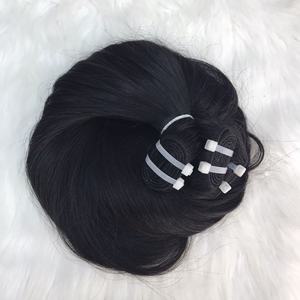 2023 meilleure vente VQ cheveux 100% vierge brut vietnamien os cheveux raides pour les femmes noires au meilleur prix Machine Double trame - Product Image 3