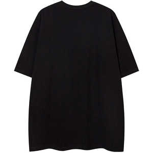 Wholesale High Quality Men's 100% Cotton T-Shirts Custom Logo Oversize Plain Casual <b>Letter</b> Pattern Formal Style - Product Image 4