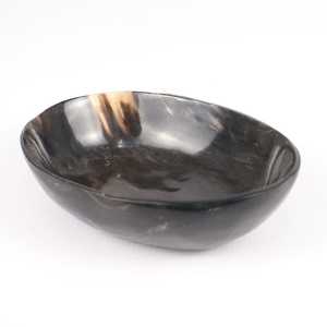 Tazón de Cuerno para Comida con Textura Natural Lisa, Tazón de Cuerno Hecho a Mano para Gastronomía Fina, Tazón de Cuerno de Búfalo para Buffet - Product Image 1