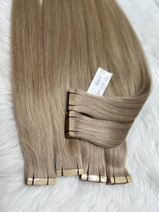 Materias primas Normal cinta en la extensión del pelo con 100% cutícula alineada humano de Vietnam precio al por mayor del pelo - Product Image 4