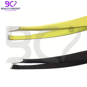 Ensemble de pinces tout-en-un en acier inoxydable avec pointe inclinée pour la mise en forme des sourcils et l'épilation des poils incarnés - Product Image 4