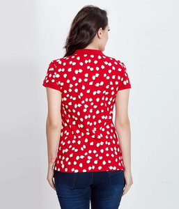 Modern casual <b>polo</b> design lightweight cotton blend neat collar comfortable short sleeves <b>Women</b> <b>Polo</b> <b>Shirts</b> designs <b>Women</b> <b>Polo</b> - Product Image 6