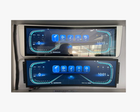 Accessoires intérieurs de véhicule d'affaires de luxe, écran de télévision de voiture LCD incurvé haute définition personnalisé de 29 pouces