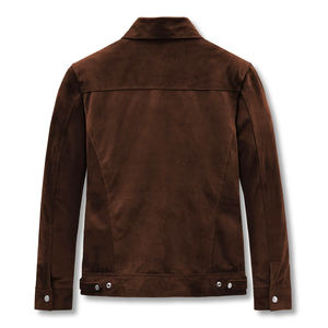 เสื้อแจ็คเก็ตหนังตัวยาวของผู้ชายเสื้อแจ็คเก็ตหนังแฟชั่นใหม่ฤดูหนาว - Product Image 6