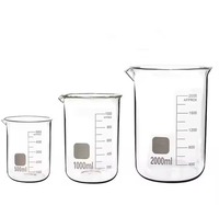 Bécher Premium Super Duty 5000ml Forme basse avec bec verseur et bécher renforcé résistant aux produits chimiques