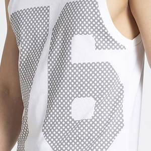 Camisetas sin mangas de gimnasio transpirables de talla grande OEM para hombre, Camiseta deportiva personalizable, poliéster/algodón de alta calidad - Product Image 5