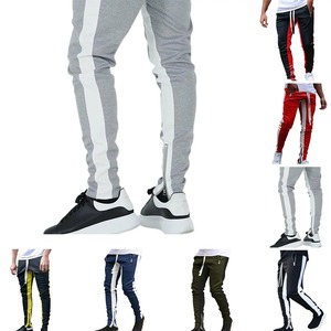 Pantalon élastique de gym pour homme, pantalon de survêtement décontracté d'automne et d'hiver avec fermeture éclair, jogging, sport, course à pied, vêtements de sport - Product Image 2