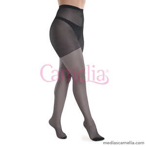 Pantimedias de Nailon Suave Modelo 2002, Transparentes y Opacas, con Spandex, Largas y Delgadas, Talla Única, Estilo Sexy, con Estampado, Talla XL - Product Image 1