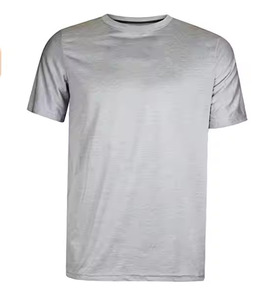 T-shirt de sport unisexe à manches courtes pour hommes, haut de sport, séchage rapide, gym, fitness, jersey, tissu - Product Image 3