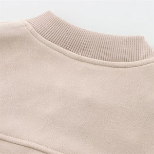 Nouvelle mode pour femmes, veste pilote à texture suédé, mince et polyvalente, manteau pour les loisirs d'hiver et d'automne avec fermeture à glissière - Product Image 6