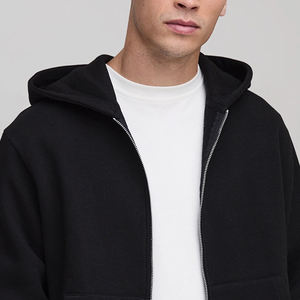 Sweat-shirt de sport décontracté confortable, respirant et durable / Sweat à capuche zippé pour homme, design personnalisé, veste à capuche en polaire de haute qualité - Product Image 5