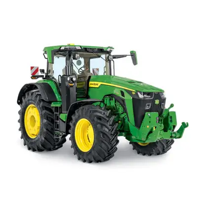 İkinci el çiftliğinde John Deer 5050 D tarım traktörleri kullanılmış