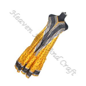 SD013 สารี/ส่าหรี/ชารีอินเดียและปากีสถานเสื้อผ้าจากอินเดียฮิปปี้BohoอินเดียHandmadeสตรีVINTAGE Sariผ้าไหม - Product Image 5