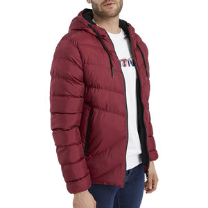 OEM Custom Logo <b>Men's</b> 2026 Winter Red <b>Lightweight</b> Safari <b>Jacket</b> Stand Collar <b>Waterproof</b> Fashionable Duck Bomber Thin Thickness - Product Image 4