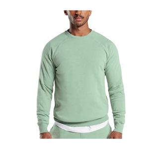 Sweat-shirt surdimensionné en coton de qualité vierge vente en gros OEM logo imprimé personnalisé 100% coton 300gsm sweat-shirt ras du cou pour hommes - Product Image 4