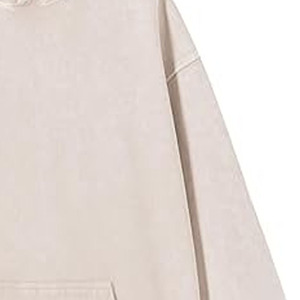 เสื้อฮู้ดไหมพรมบุซับในทรงโอเวอร์ไซส์สำหรับผู้ชายรุ่นใหม่ล่าสุด ไซส์พลัส เสื้อผ้าสตรีทแวร์สำหรับฤดูหนาว โพสโดย Dress Sports - Product Image 3