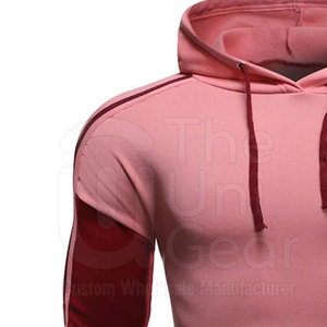 Sudaderas de invierno para hombre más vendidas 100% algodón estilo informal con cuello con capucha con patrón sólido servicio OEM para venta al por mayor - Product Image 4