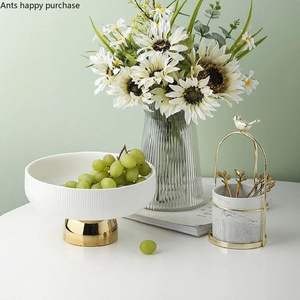 Bol à chocolat en verre Restaurant Vaisselle Décoration Bol à fruits Fait à la main Couleur or Bol à dessert en verre transparent - Product Image 3