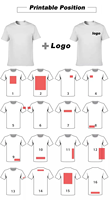 T-shirt Homme Premium en Jersey de Coton Supima Respirant, Grammage Lourd, Coupe Oversize à Épaules Tombantes, Uni, Grande Taille, avec Impression Sérigraphiée