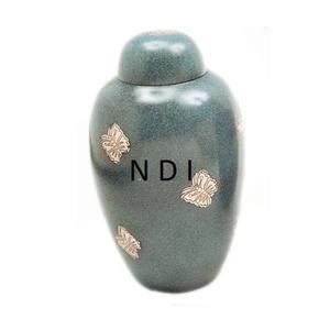 Finition Antique blanche cendres funéraires urnes de crémation en métal cendres humaines urne commémorative funéraire fabriquée à la main - Product Image 6