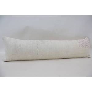 Beige bordado Kantha Toile lana almohada lujo Vintage Floral corazón tejido Navidad caramelo planta hojas Floral corazón Navidad - Product Image 3