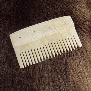 Peine Moderno para Cabello y Barba de Hueso de Búfalo Hecho a Mano, Ecológico y de Alta Calidad, Recién Llegado al Salón - Product Image 1