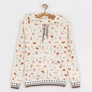 Sudaderas con capucha y sudaderas para mujer Sudadera con capucha de algodón orgánico 100% para mujer Sudaderas con capucha impresas sublimadas personalizadas - Product Image 6