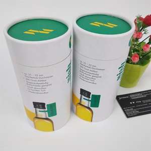 Cardboard Round Packaging <b>Box</b> Custom Logo Eco Friendly Full Color Printing <b>Champagne</b> Kraft Paper Tube for Wine Whisky Packaging - Product Image 4