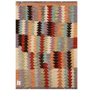 Tapis Kilim d'Afghanistan Maimana 114 x 80 cm, produit à suspendre au mur - Product Image 1