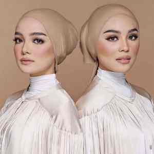 Luxurious Premium Rayon Cotton Turban <b>Cap</b> Soft Inner Wearing <b>Hijab</b> for Daily Casual Party and Formal Tube <b>Cap</b> Style - Product Image 1