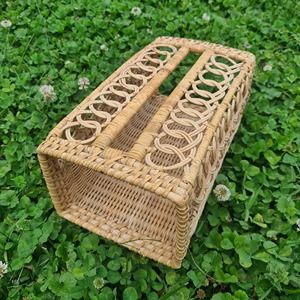 Porta Pañuelos Rectangular de Ratán, Caja de Almacenamiento Hecha a Mano, Ecológica, Natural, Decoración para el Hogar, Venta al por Mayor desde Vietnam - Product Image 2