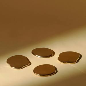 Ensemble de sous-verres en métal lourd conçu pour les fêtes en plein air offrant une performance durable et résistante aux intempéries - Product Image 6