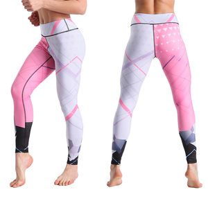 6PCS Traje de Yoga de punto sin costuras Deportes de mujer Fitness Cintura alta Levantamiento de cadera Yoga Legging Set - Product Image 1