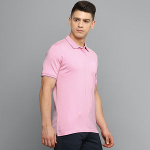 2025 polos deportivos de algodón 100% de gran tamaño para hombre, Polo transpirable sólido con logotipo personalizado, polos de manga corta de alta calidad para hombre - Product Image 5