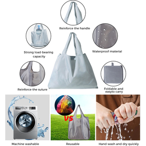 Bolsa de Compras Plegable de Gran Capacidad, Resistente, de Poliéster, Ecológica y Reutilizable para <span class=keywords><strong>Supermercado</strong></span>, Venta al Por Mayor SHINY - Product Image 6